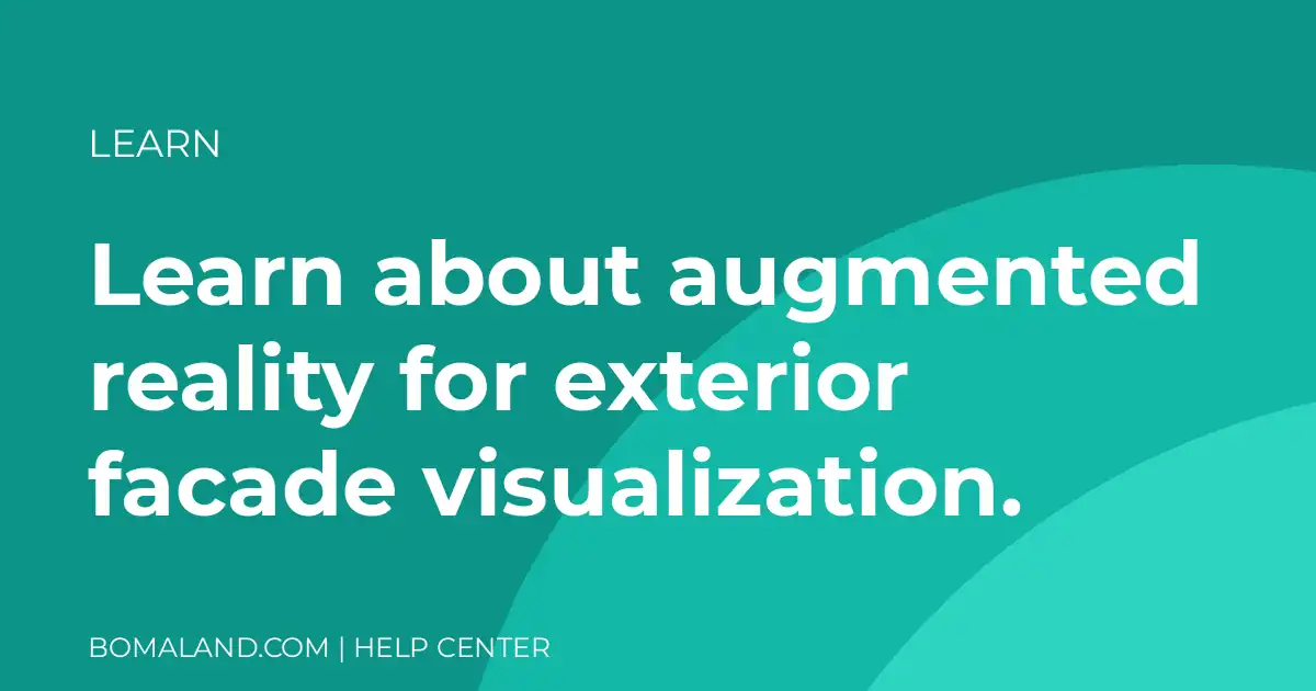 Learn about augmented reality for exterior facade visualization.