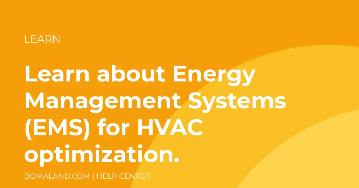 Learn about Energy Management Systems (EMS) for HVAC optimization.