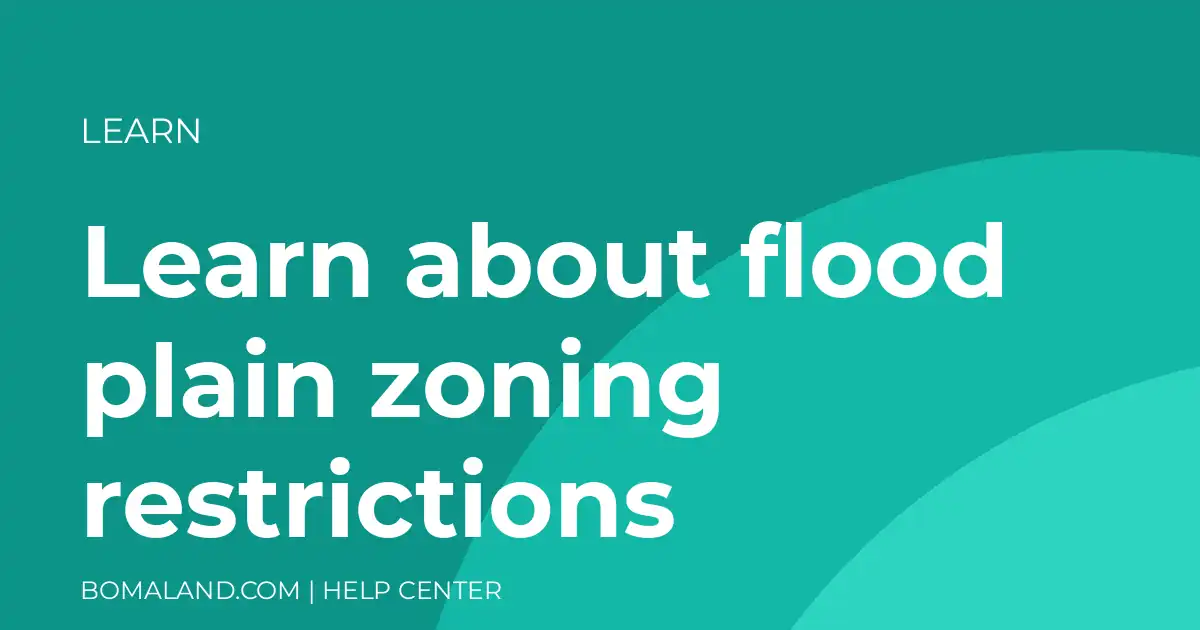 Learn about flood plain zoning restrictions