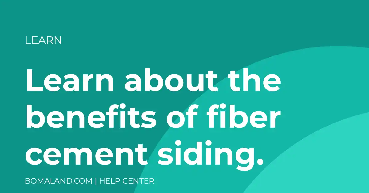 Learn about the benefits of fiber cement siding.