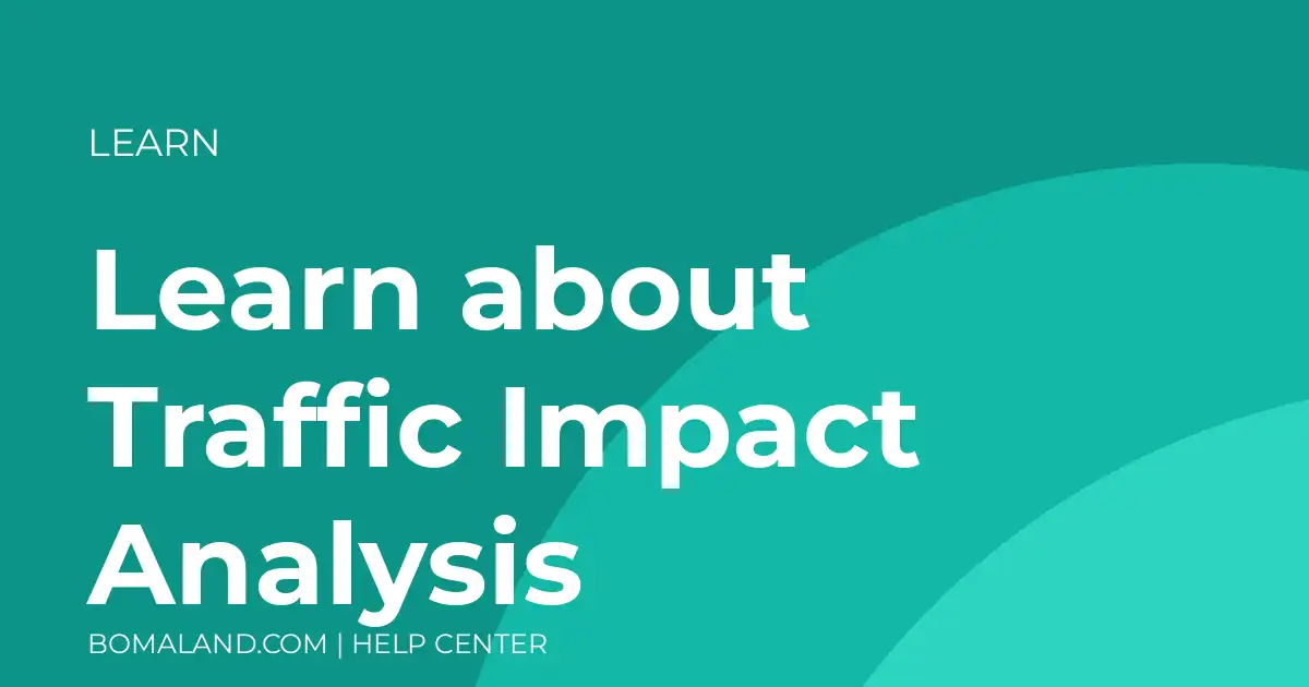 Learn about Traffic Impact Analysis