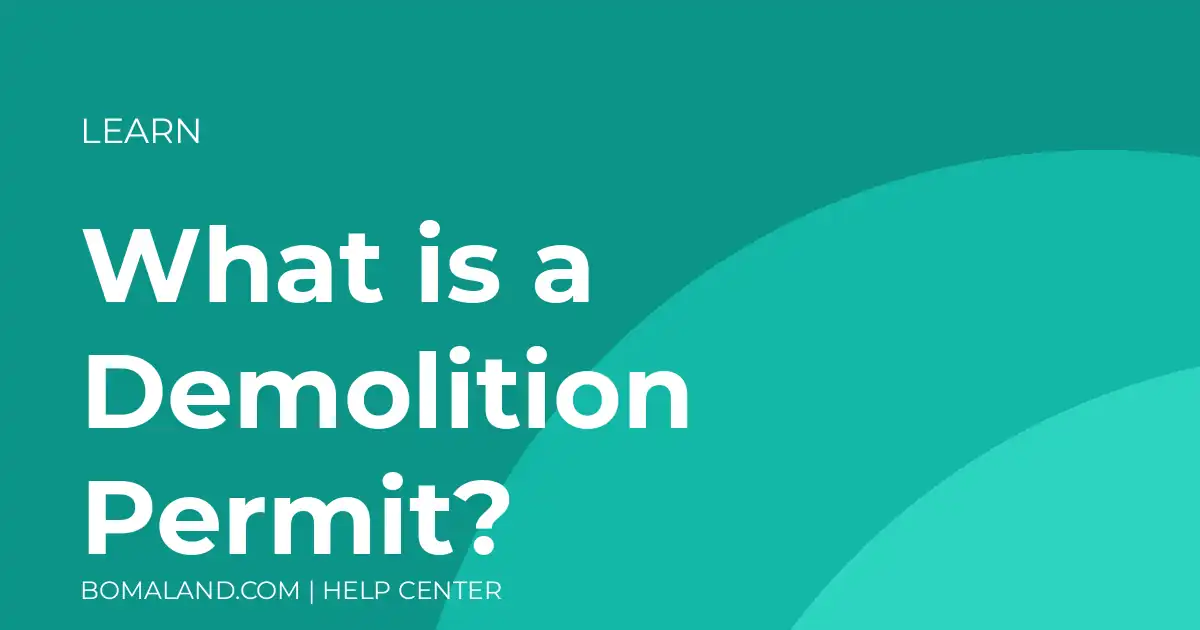 What is a Demolition Permit?