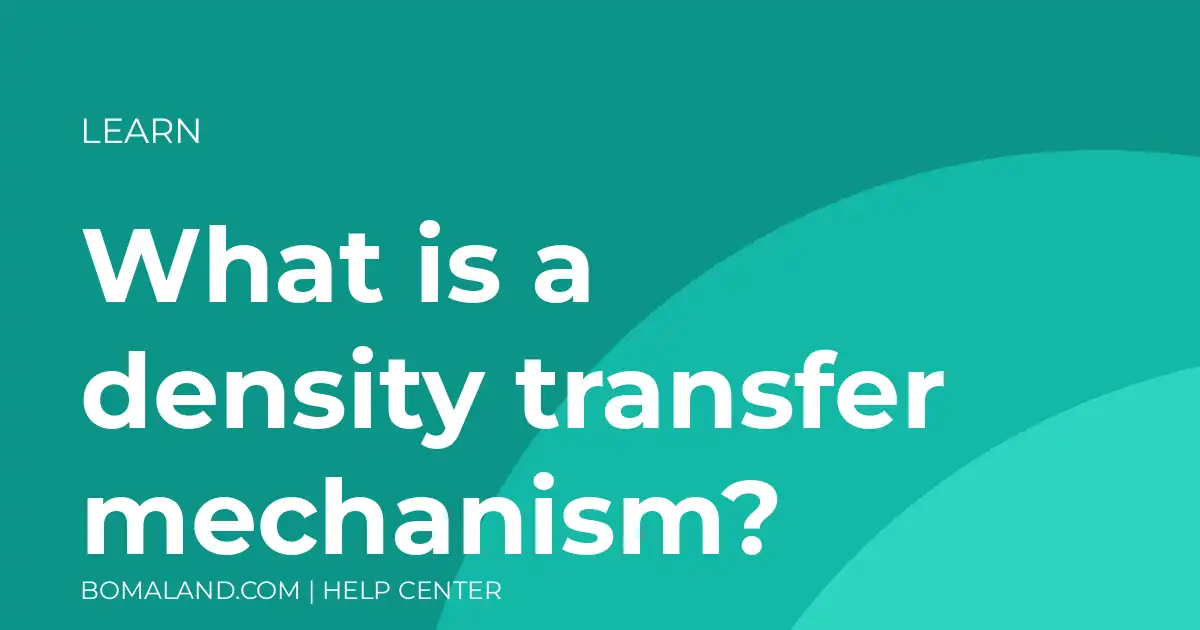 What is a density transfer mechanism?