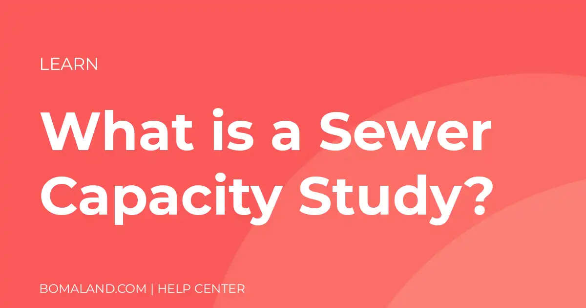 What is a Sewer Capacity Study?