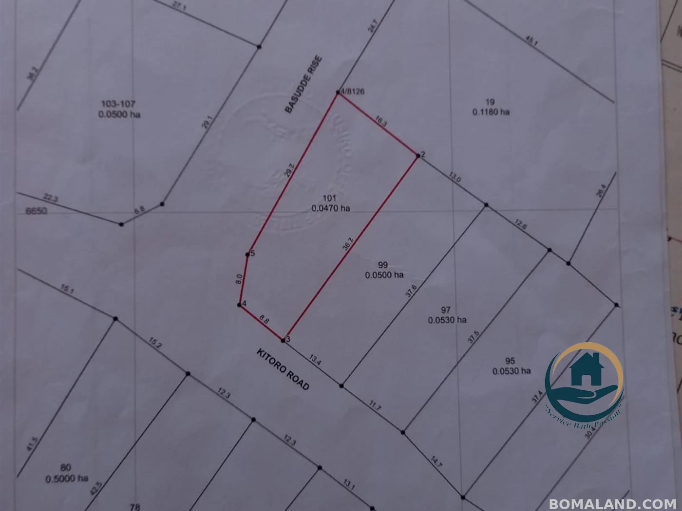 Commercial Land for sale in Entebbe Wakiso Uganda